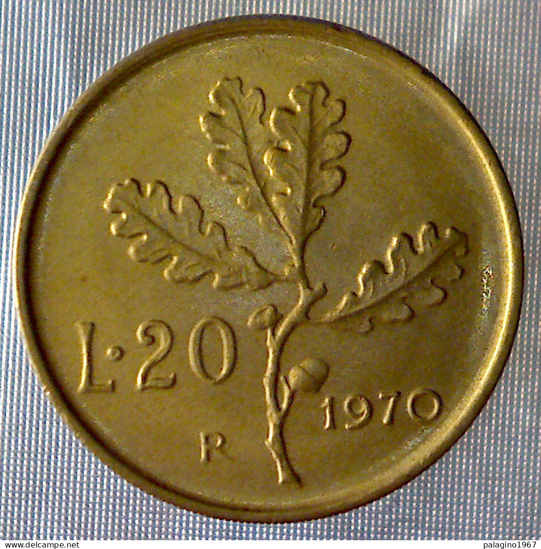 REPUBBLICA ITALIANA 20 Lire Ramo Di Quercia 1970 SPL QFDC  - 20 Lire