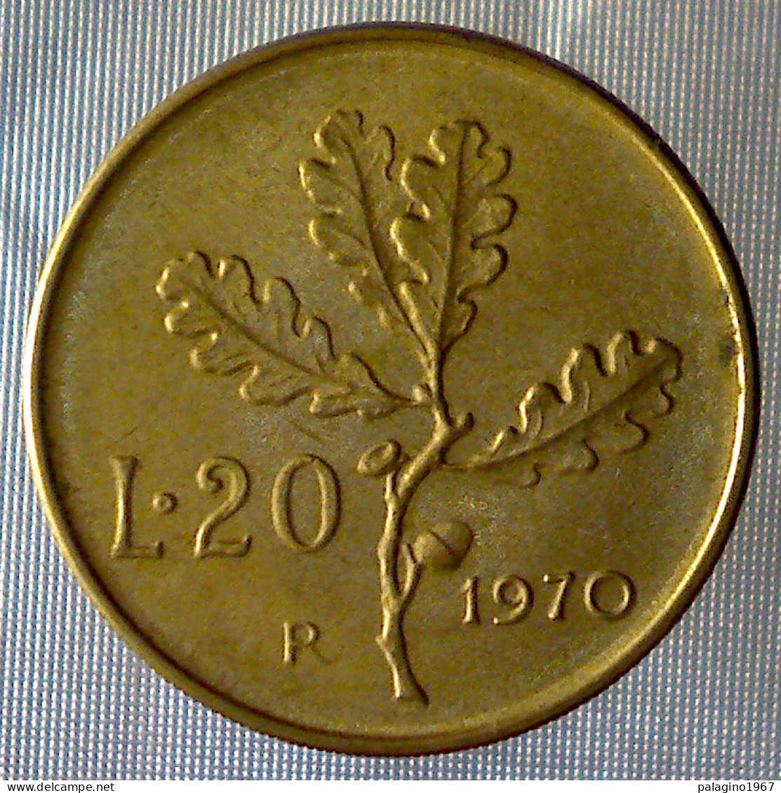 REPUBBLICA ITALIANA 20 Lire Ramo Di Quercia 1970 SPL QFDC  - 20 Liras