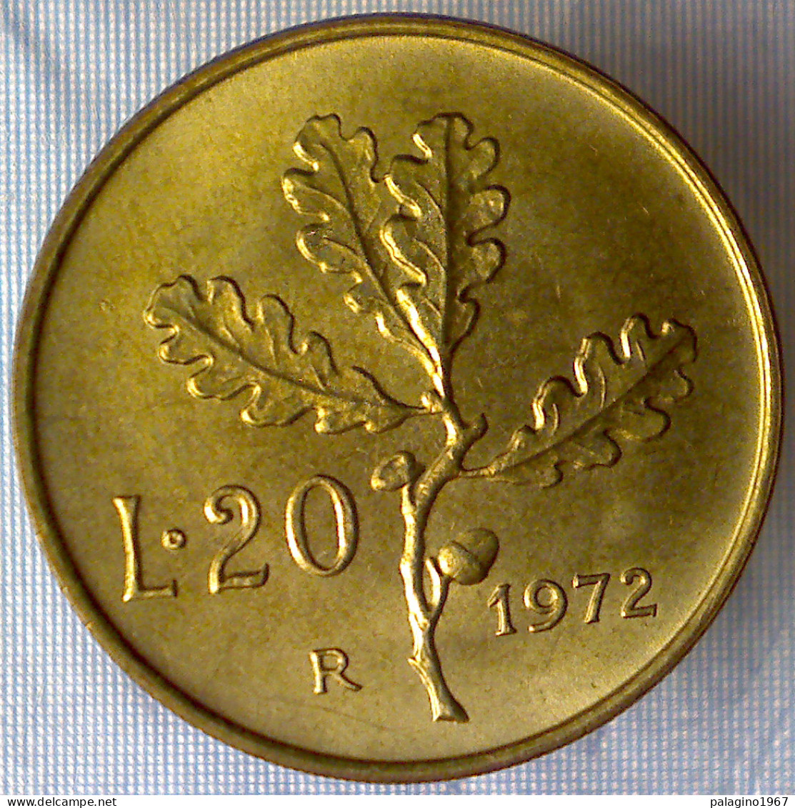 REPUBBLICA ITALIANA 20 Lire Ramo Di Quercia 1972 SPL QFDC  - 20 Lire