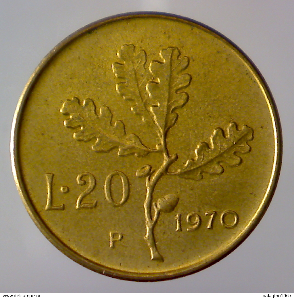 REPUBBLICA ITALIANA 20 Lire Ramo Di Quercia 1970 SPL QFDC  - 20 Lire