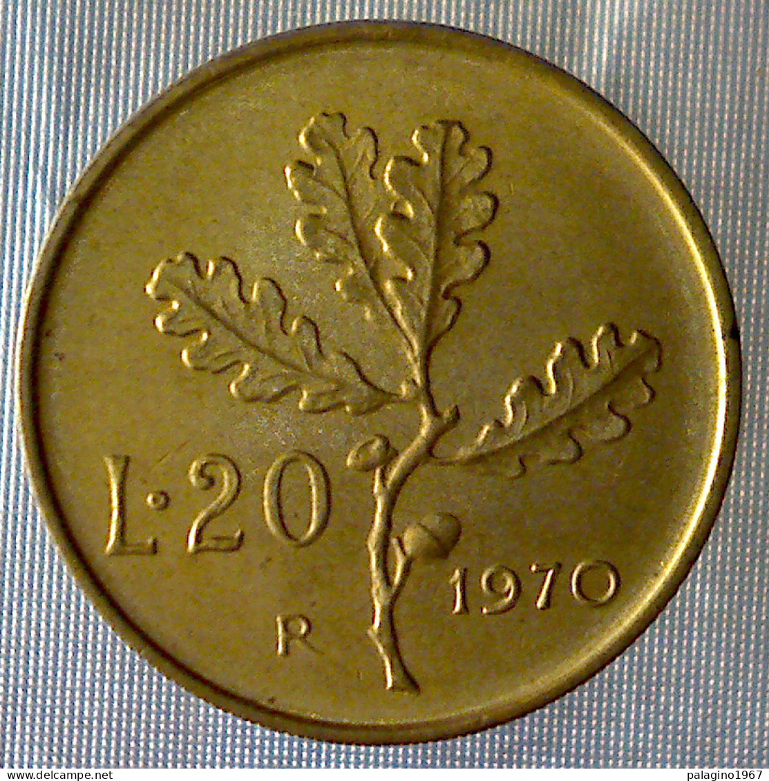 REPUBBLICA ITALIANA 20 Lire Ramo Di Quercia 1970 SPL QFDC  - 20 Lire