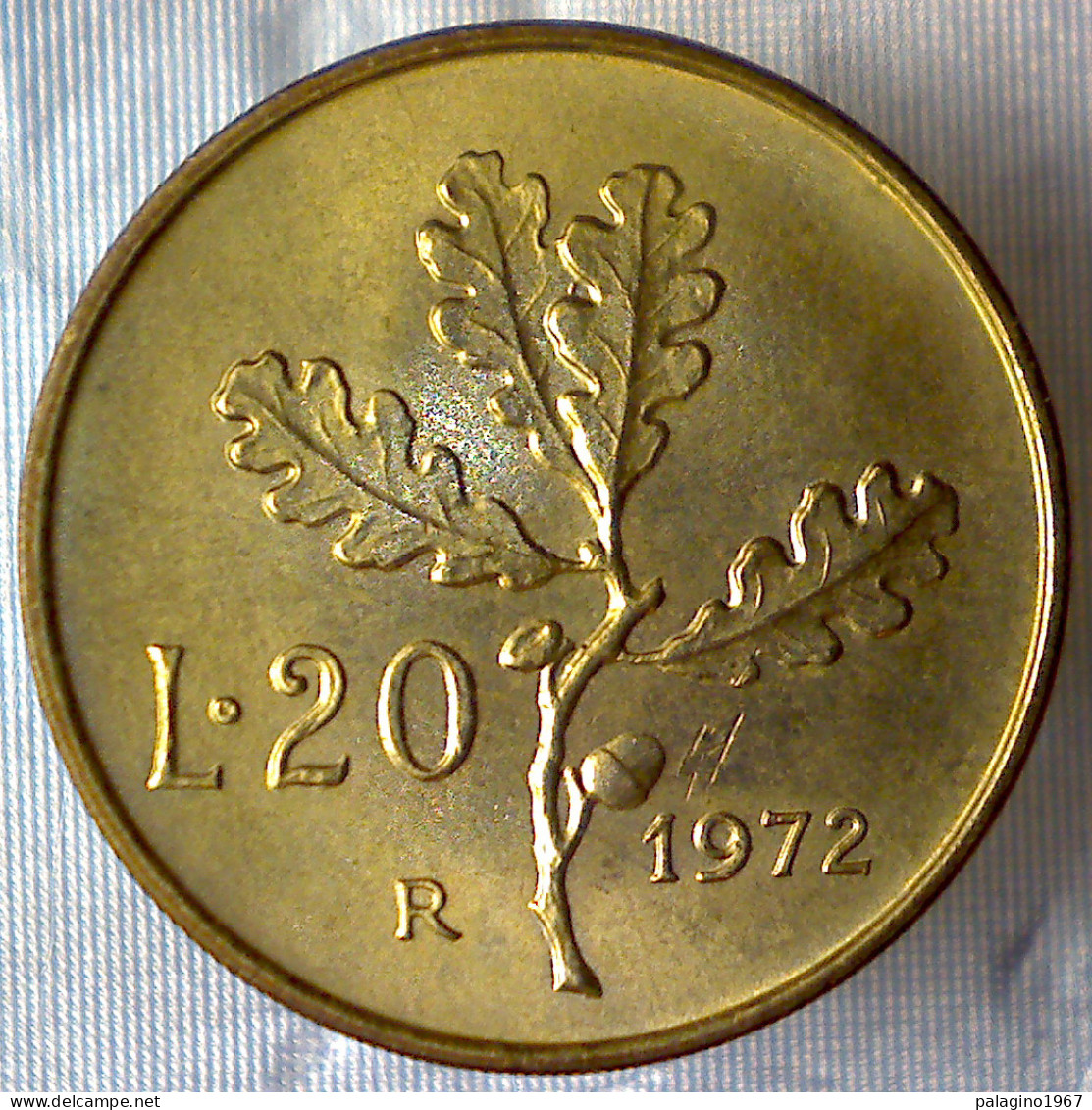 REPUBBLICA ITALIANA 20 Lire Ramo Di Quercia 1972 SPL QFDC  - 20 Lire