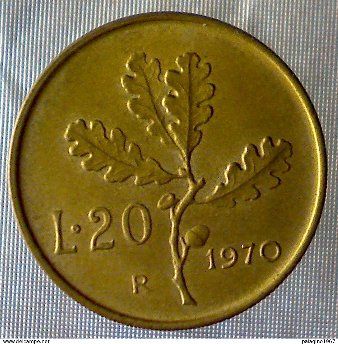 REPUBBLICA ITALIANA 20 Lire Ramo Di Quercia 1970 QFDC  - 20 Lire