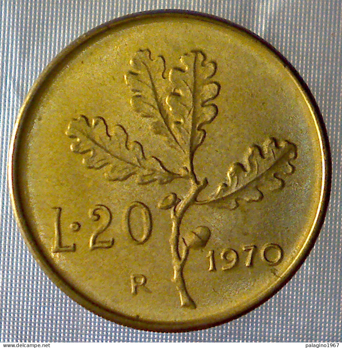 REPUBBLICA ITALIANA 20 Lire Ramo Di Quercia 1970 QFDC  - 20 Lire