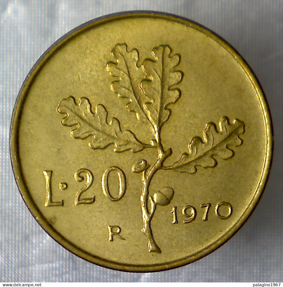 REPUBBLICA ITALIANA 20 Lire Ramo Di Quercia 1970 QFDC  - 20 Lire