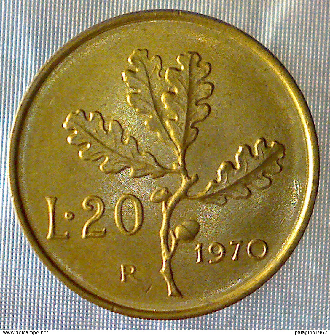 REPUBBLICA ITALIANA 20 Lire Ramo Di Quercia 1970 QFDC  - 20 Liras