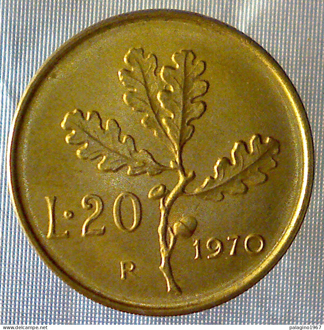 REPUBBLICA ITALIANA 20 Lire Ramo Di Quercia 1970 QFDC  - 20 Liras