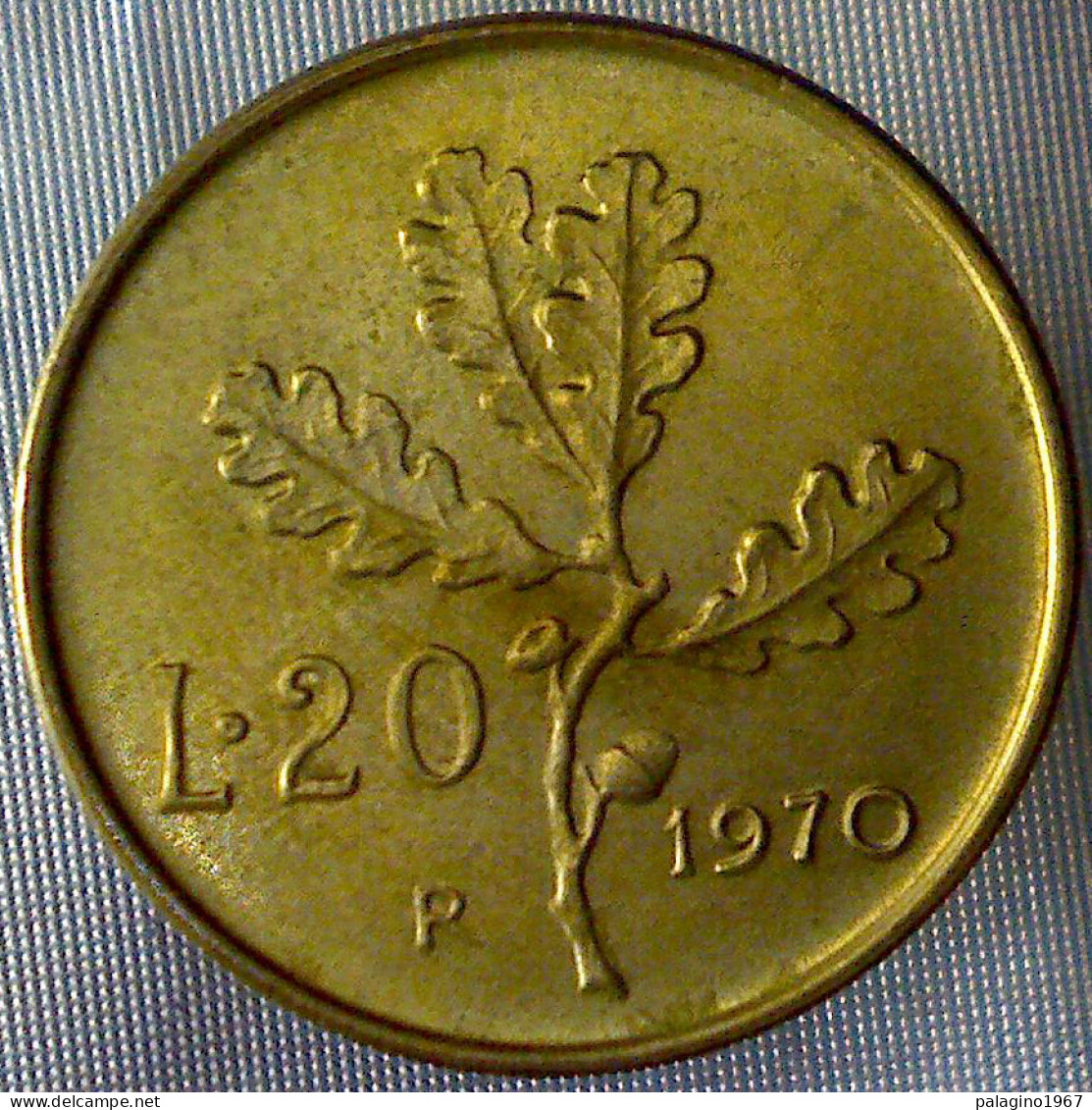 REPUBBLICA ITALIANA 20 Lire Ramo Di Quercia 1970 QFDC  - 20 Lire