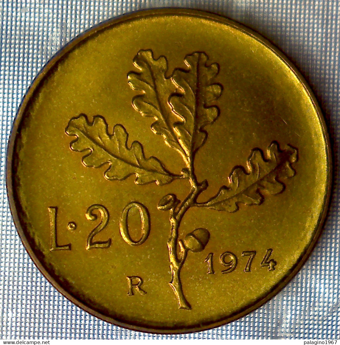 REPUBBLICA ITALIANA 20 Lire Ramo Di Quercia 1974 QFDC  - 20 Lire