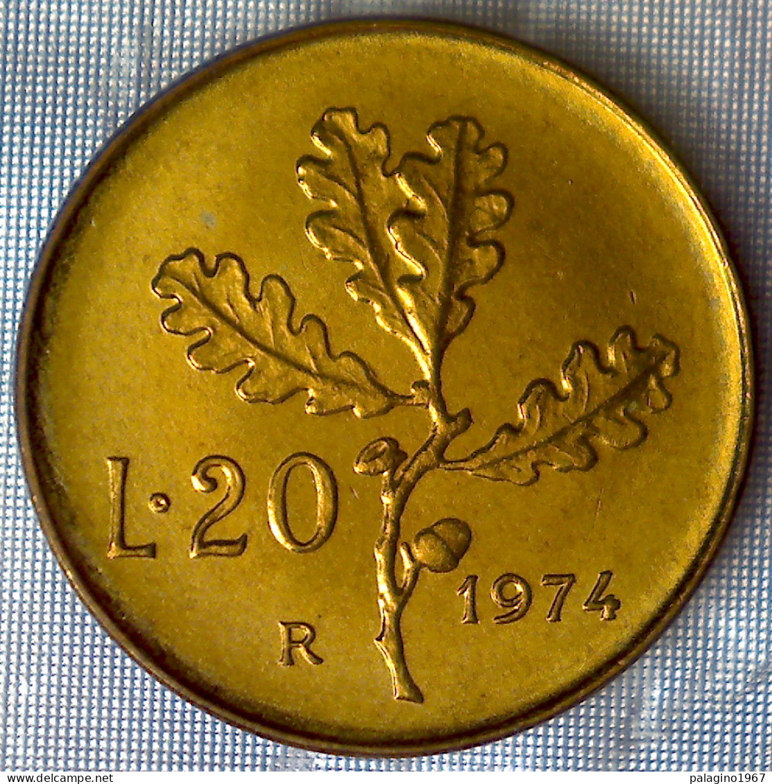 REPUBBLICA ITALIANA 20 Lire Ramo Di Quercia 1974 QFDC  - 20 Liras