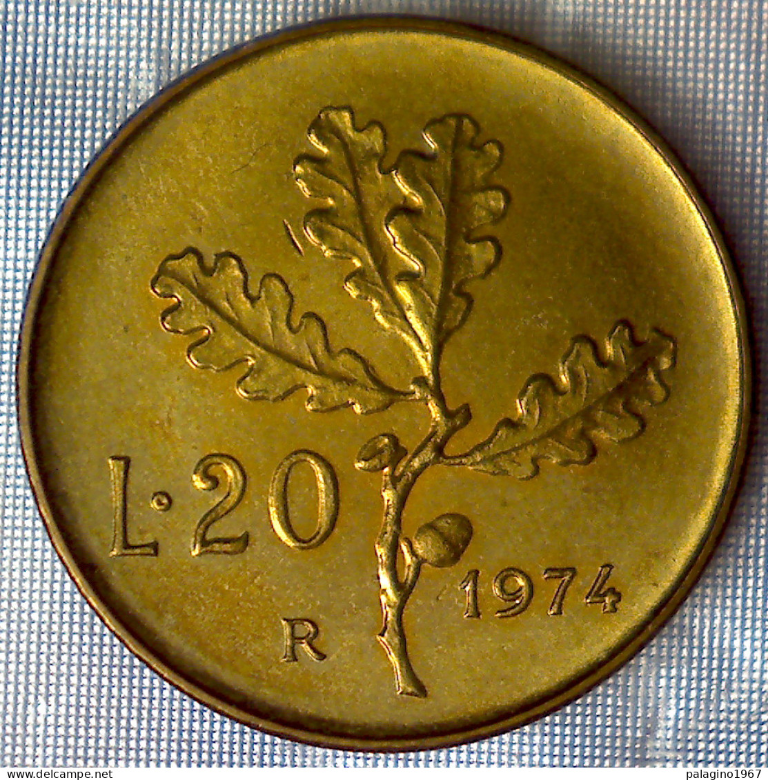 REPUBBLICA ITALIANA 20 Lire Ramo Di Quercia 1974 QFDC  - 20 Liras