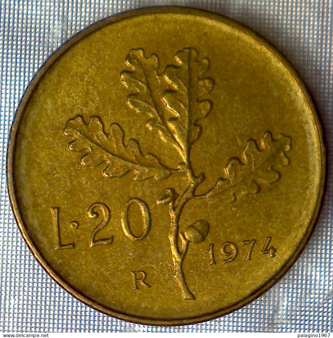 REPUBBLICA ITALIANA 20 Lire Ramo Di Quercia 1974 QFDC  - 20 Lire