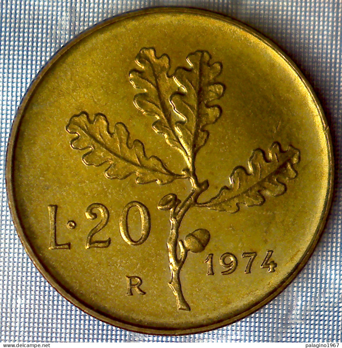 REPUBBLICA ITALIANA 20 Lire Ramo Di Quercia 1974 QFDC  - 20 Lire