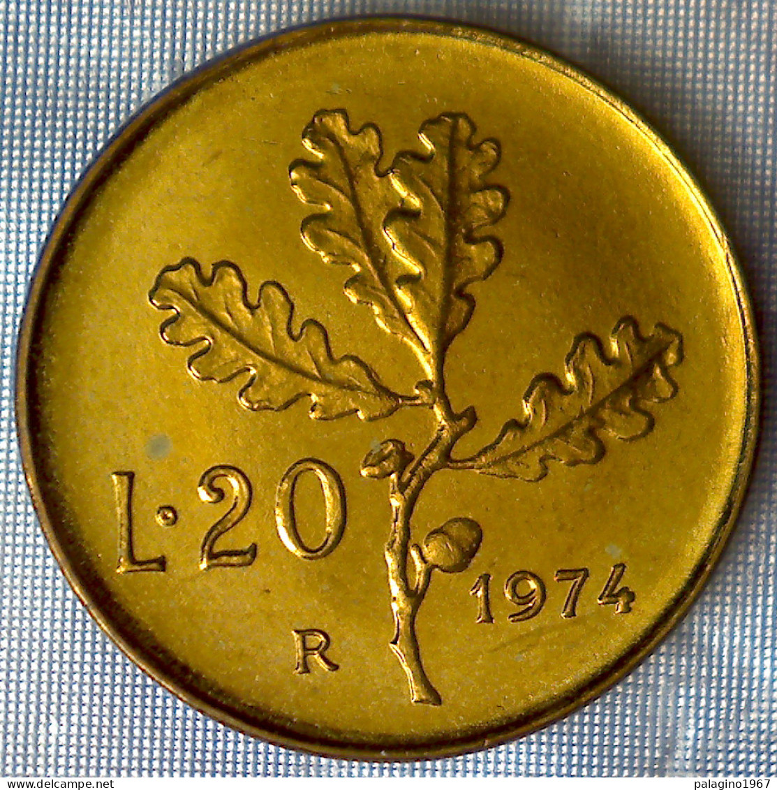 REPUBBLICA ITALIANA 20 Lire Ramo Di Quercia 1974 QFDC  - 20 Lire
