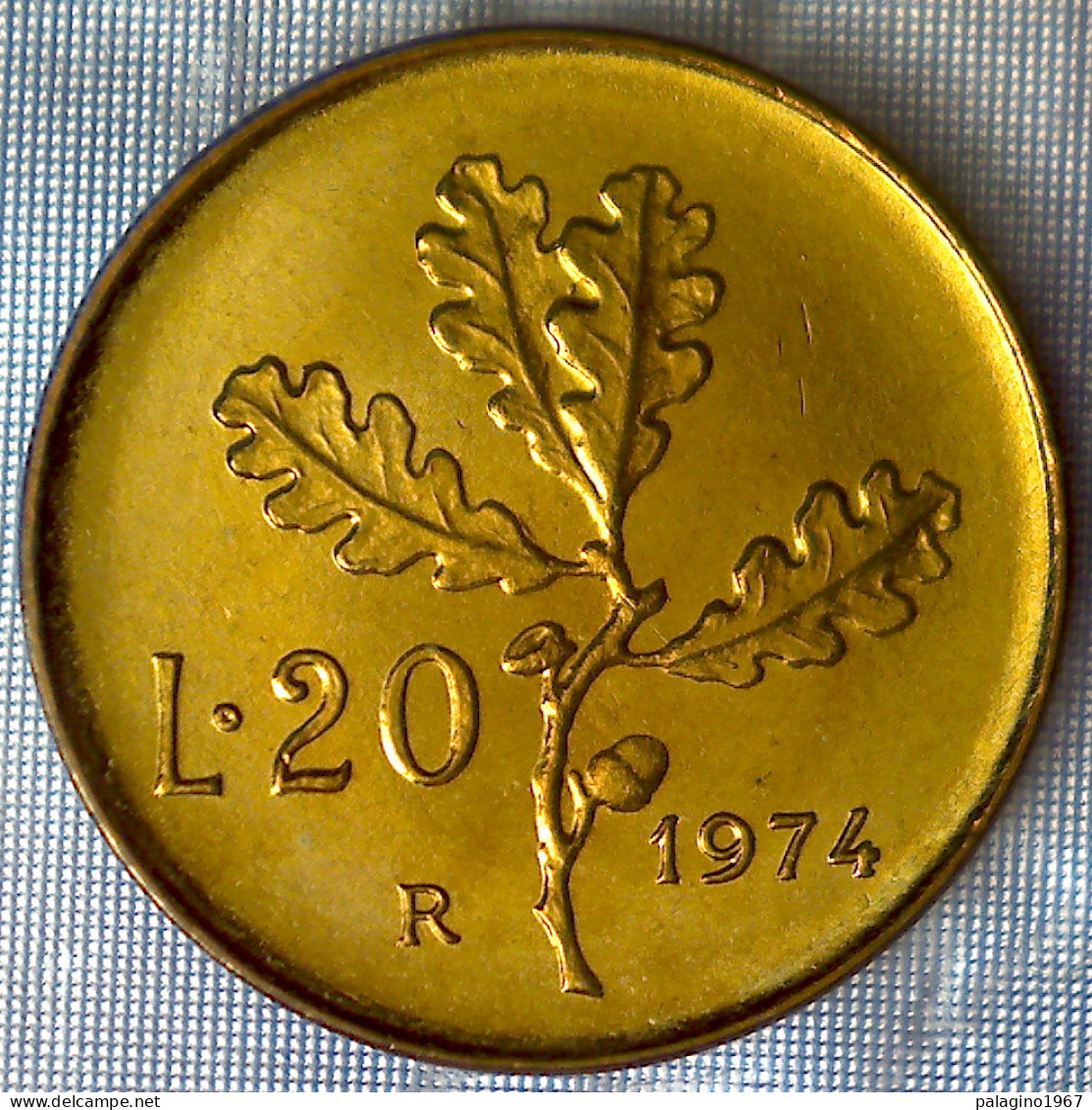 REPUBBLICA ITALIANA 20 Lire Ramo Di Quercia 1974 QFDC  - 20 Lire