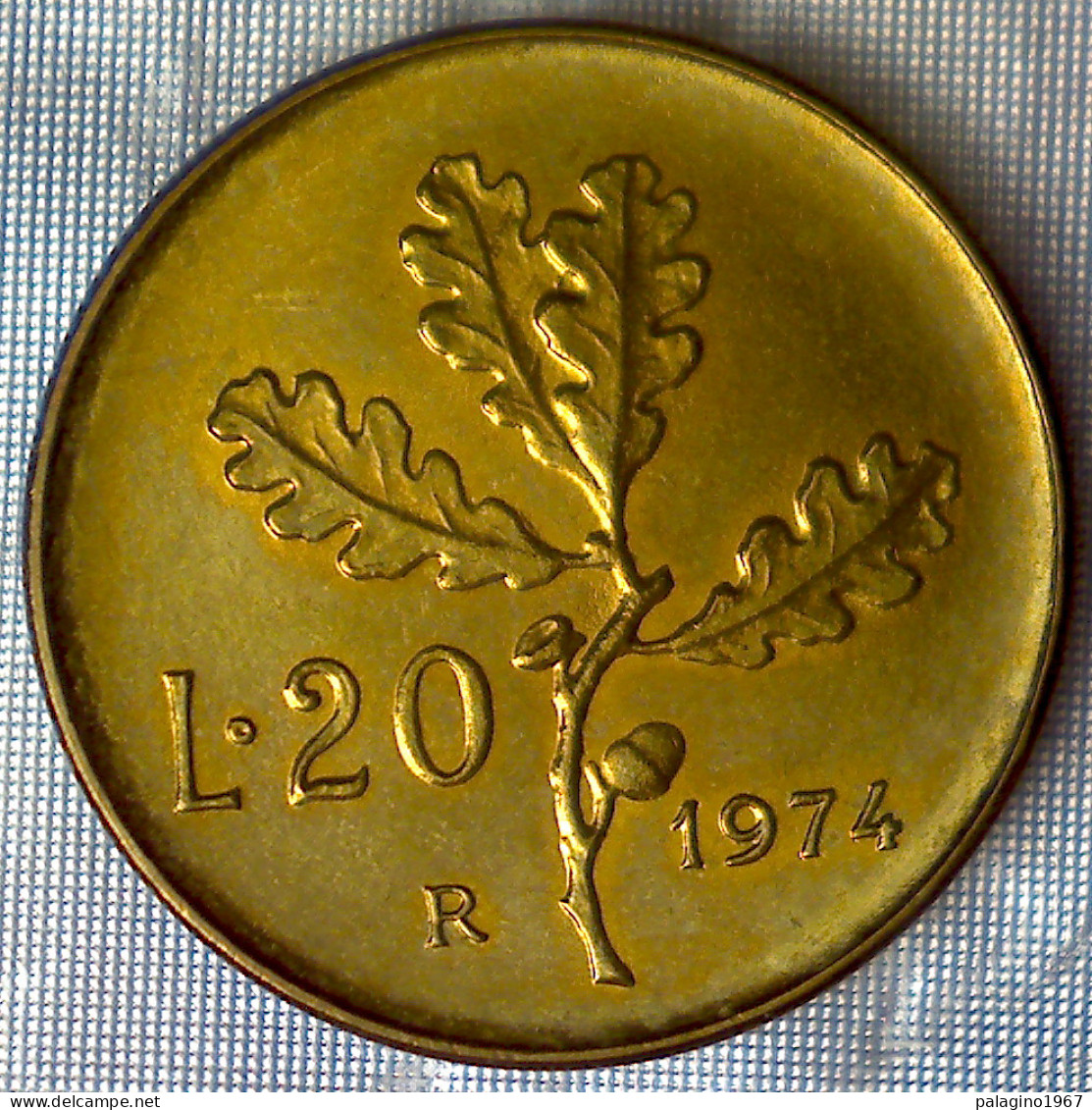 REPUBBLICA ITALIANA 20 Lire Ramo Di Quercia 1974 QFDC  - 20 Lire