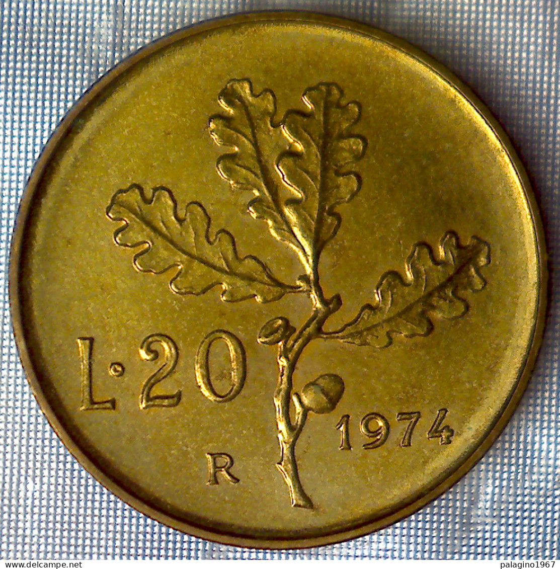 REPUBBLICA ITALIANA 20 Lire Ramo Di Quercia 1974 QFDC  - 20 Lire