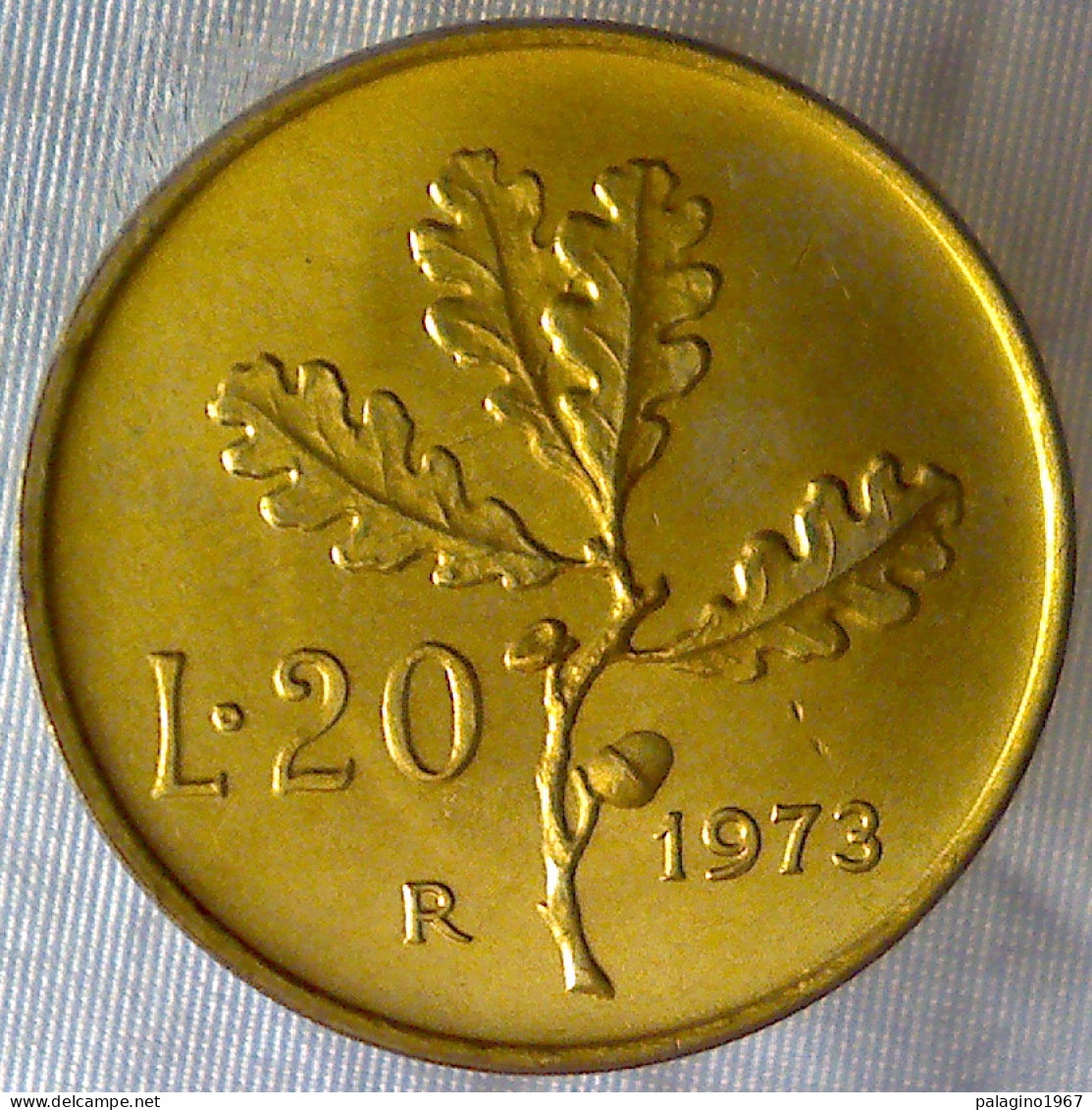 REPUBBLICA ITALIANA 20 Lire Ramo Di Quercia 1973 QFDC  - 20 Lire