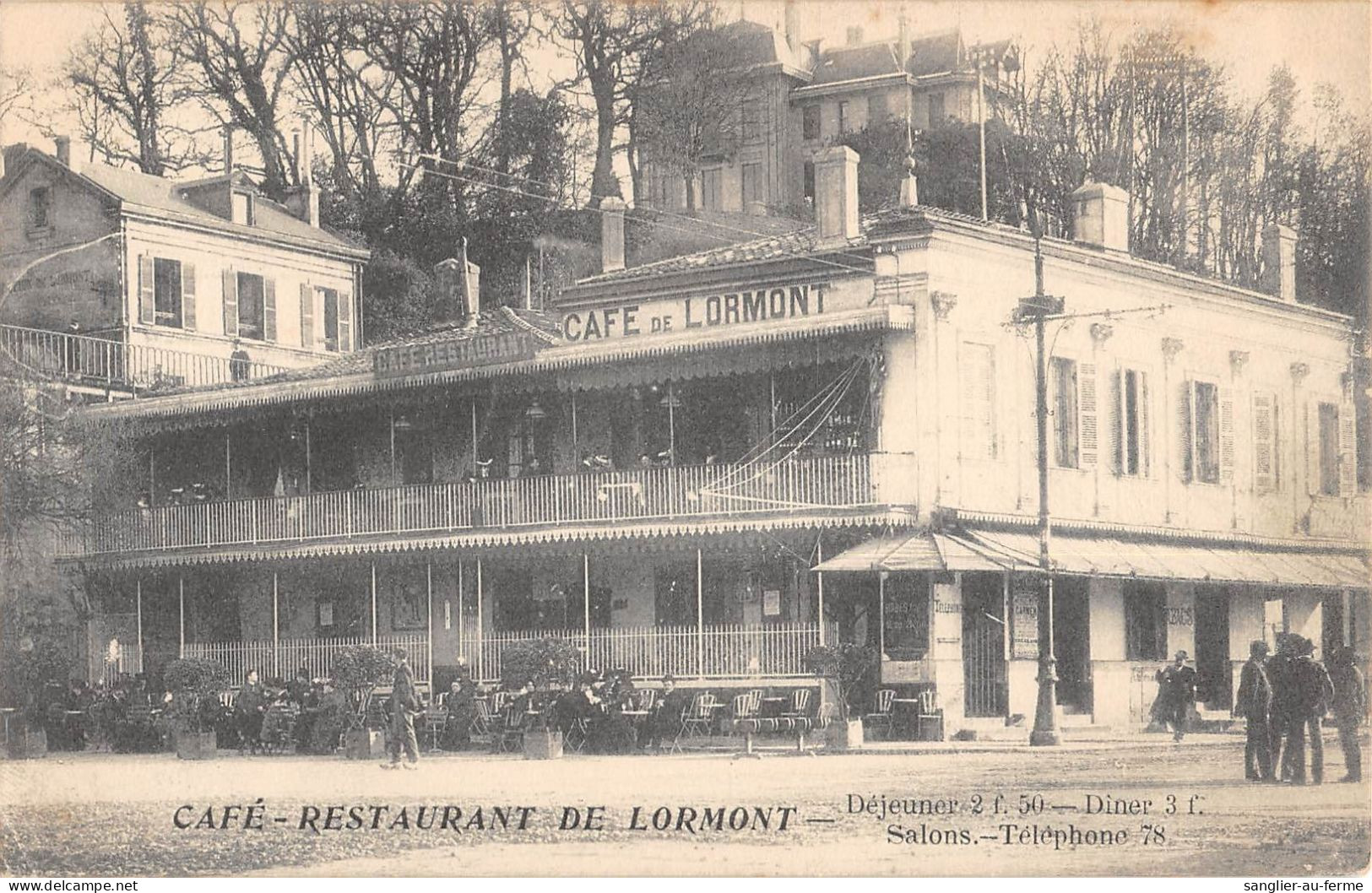 CPA 33 CAFE / RESTAURANT DE LORMONT - Andere & Zonder Classificatie