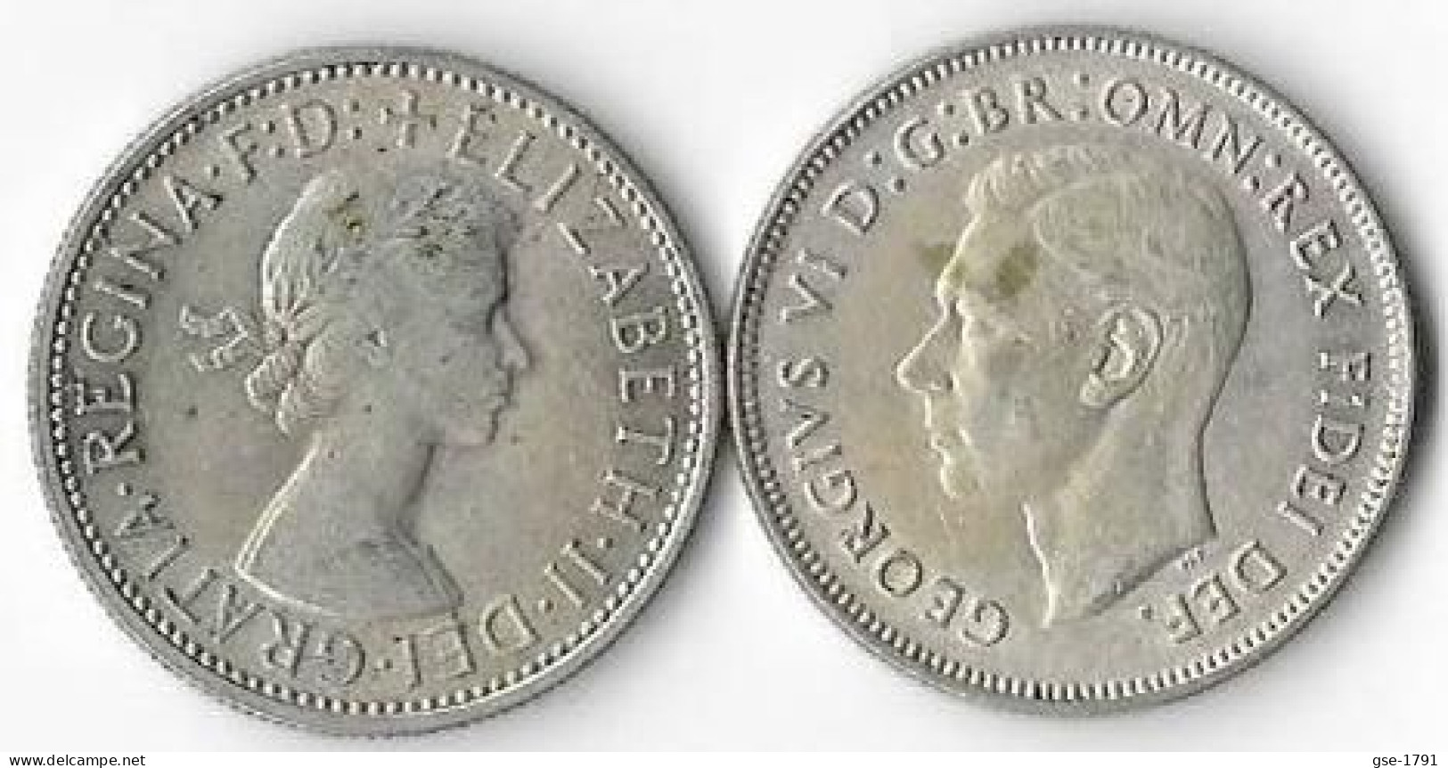 AUSTRALIE FLORIN  Commémoratives Georges VI & Elisabeth II  Argent  TTB - Unclassified