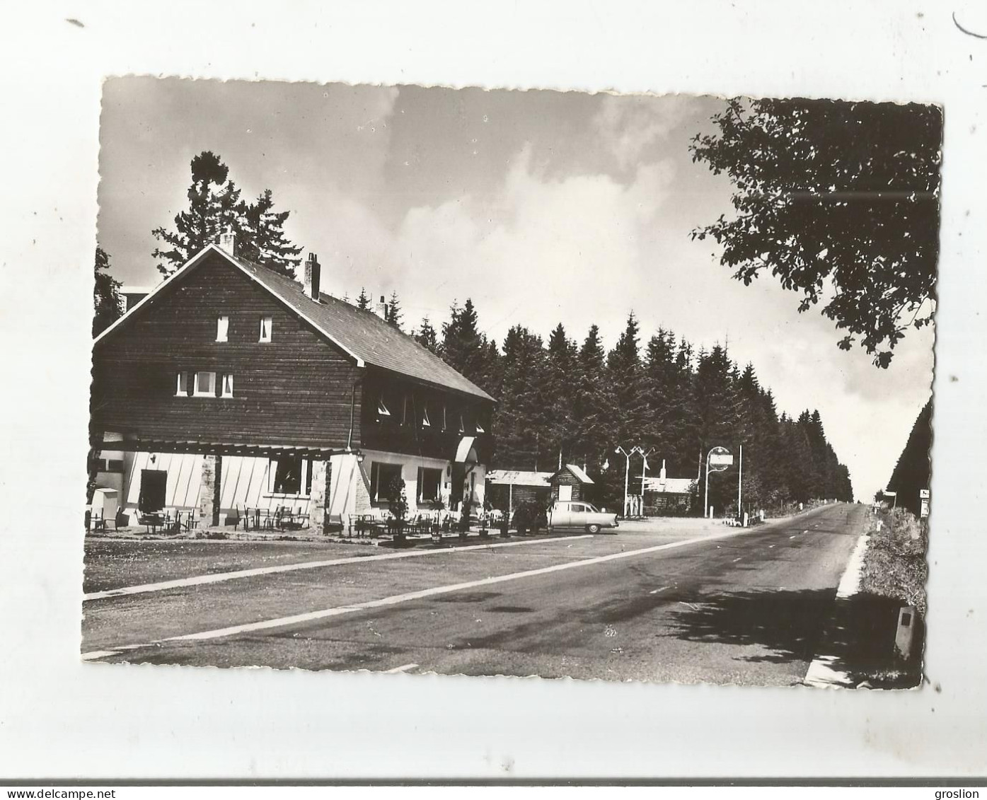 MONT RIGI (ALT 676 M) 5366  CARTE PHOTO HOTEL RESTAURANT POMPE A ESSENCE - Weismes