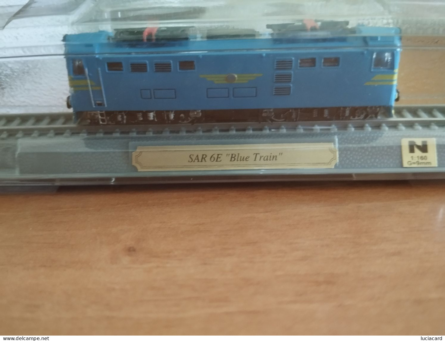 MODELLINO LOCOMOTIVA TRENO SOUTH AFRICA SAR 6E BLUE TRAIN DEL PRADO Scala 1:160 - Loks