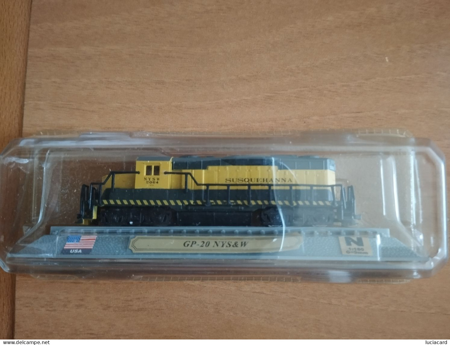 MODELLINO LOCOMOTIVA TRENO U.S.A. GP-20 NYS&W DEL PRADO Scala 1:160 - Locomotive