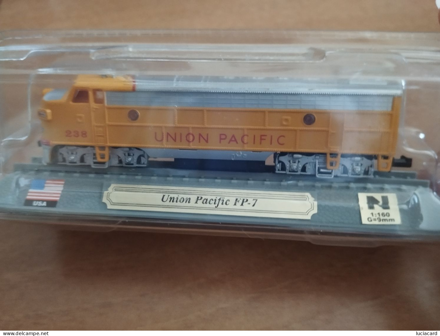 MODELLINO LOCOMOTIVA TRENO U.S.A. UNION PACIFIC FP-7  DEL PRADO Scala 1:160 - Locomotoras