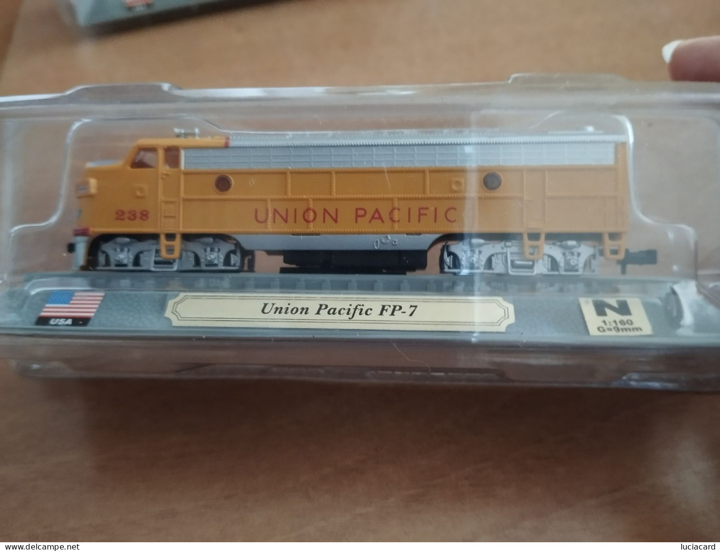 MODELLINO LOCOMOTIVA TRENO U.S.A. UNION PACIFIC FP-7  DEL PRADO Scala 1:160 - Locomotive