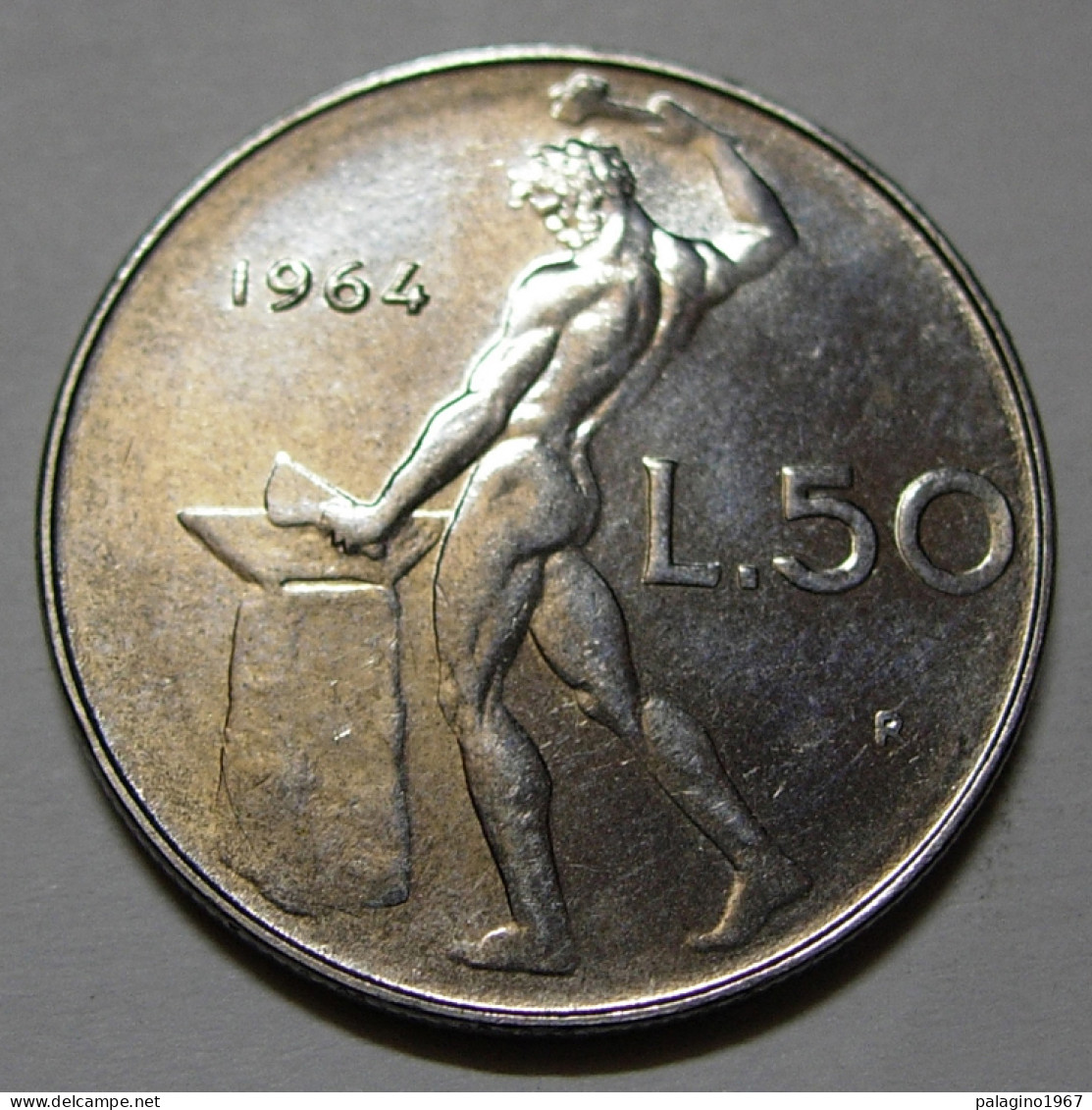 REPUBBLICA ITALIANA 50 Lire Vulcano 1° Tipo 1964 SPL QFDC  - 50 Lire