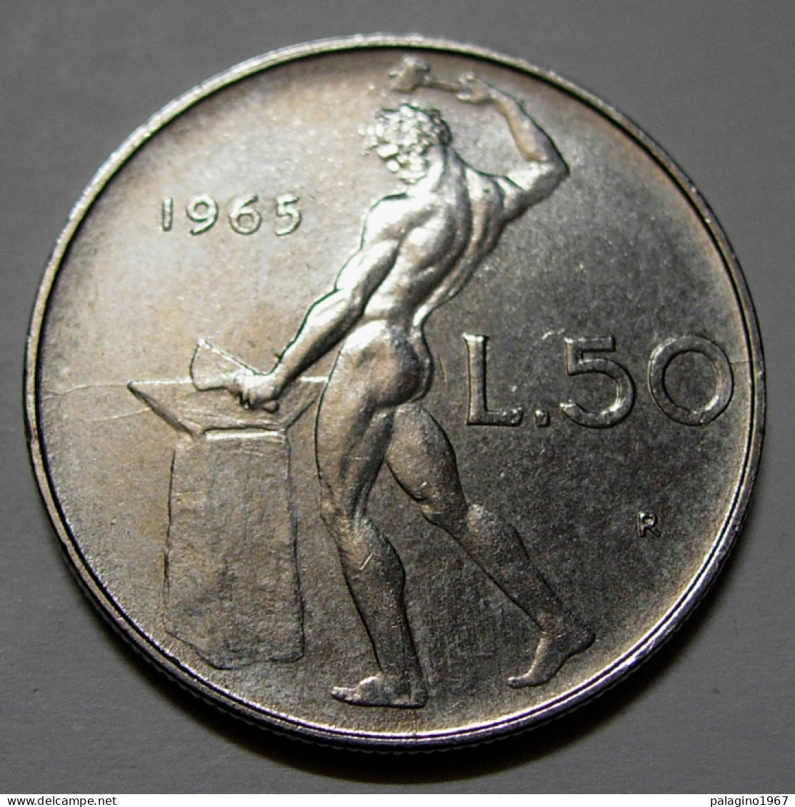 REPUBBLICA ITALIANA 50 Lire Vulcano 1° Tipo 1965 QFDC  - 50 Lire