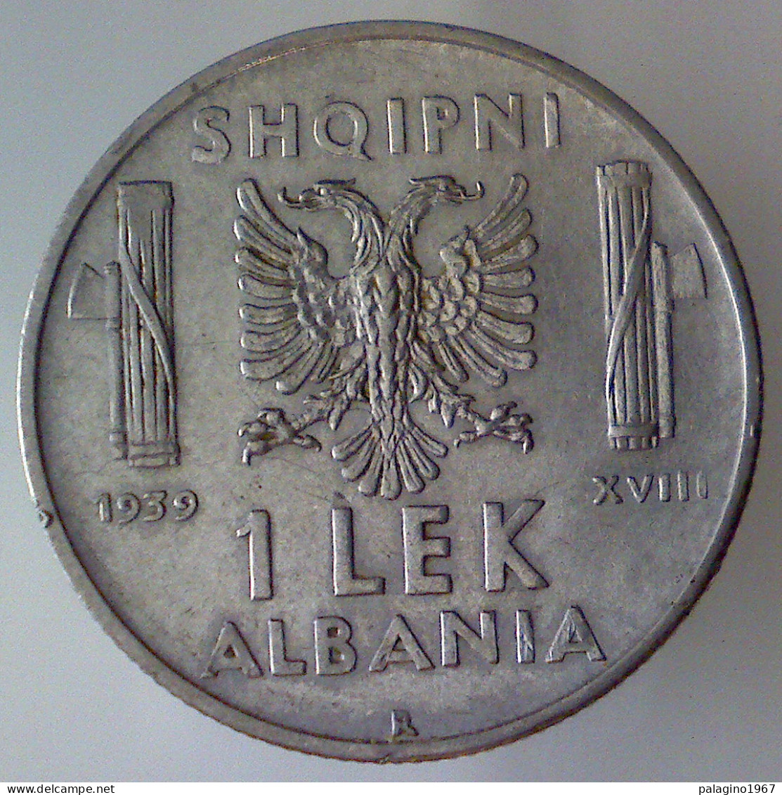 ALBANIA 1 Lek 1939 XVIII Magnetiche SPL+  - Albania