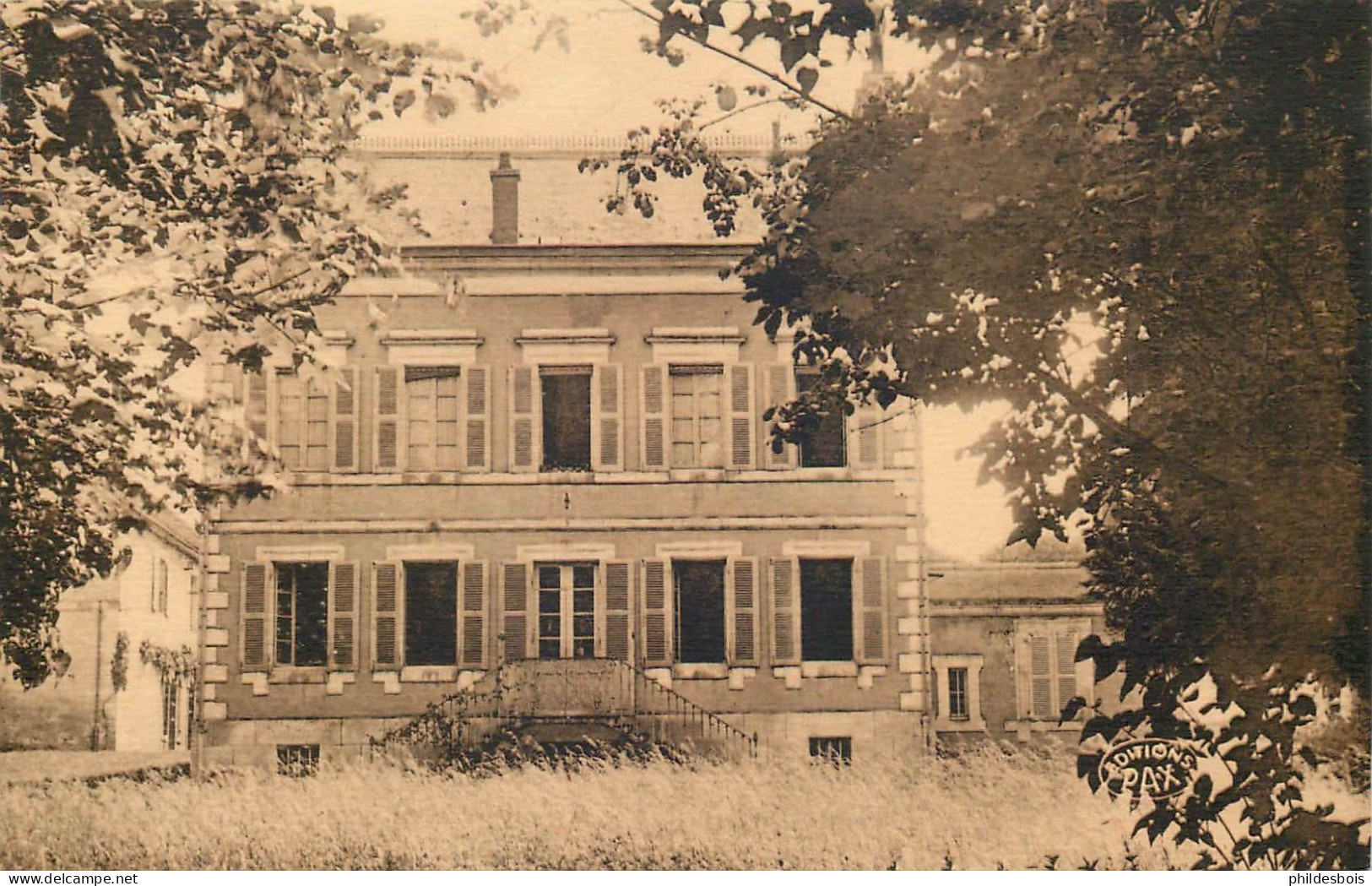 YONNE  CHAMPS  école Menagère Agricole Façade Coté Parc - Champs Sur Yonne