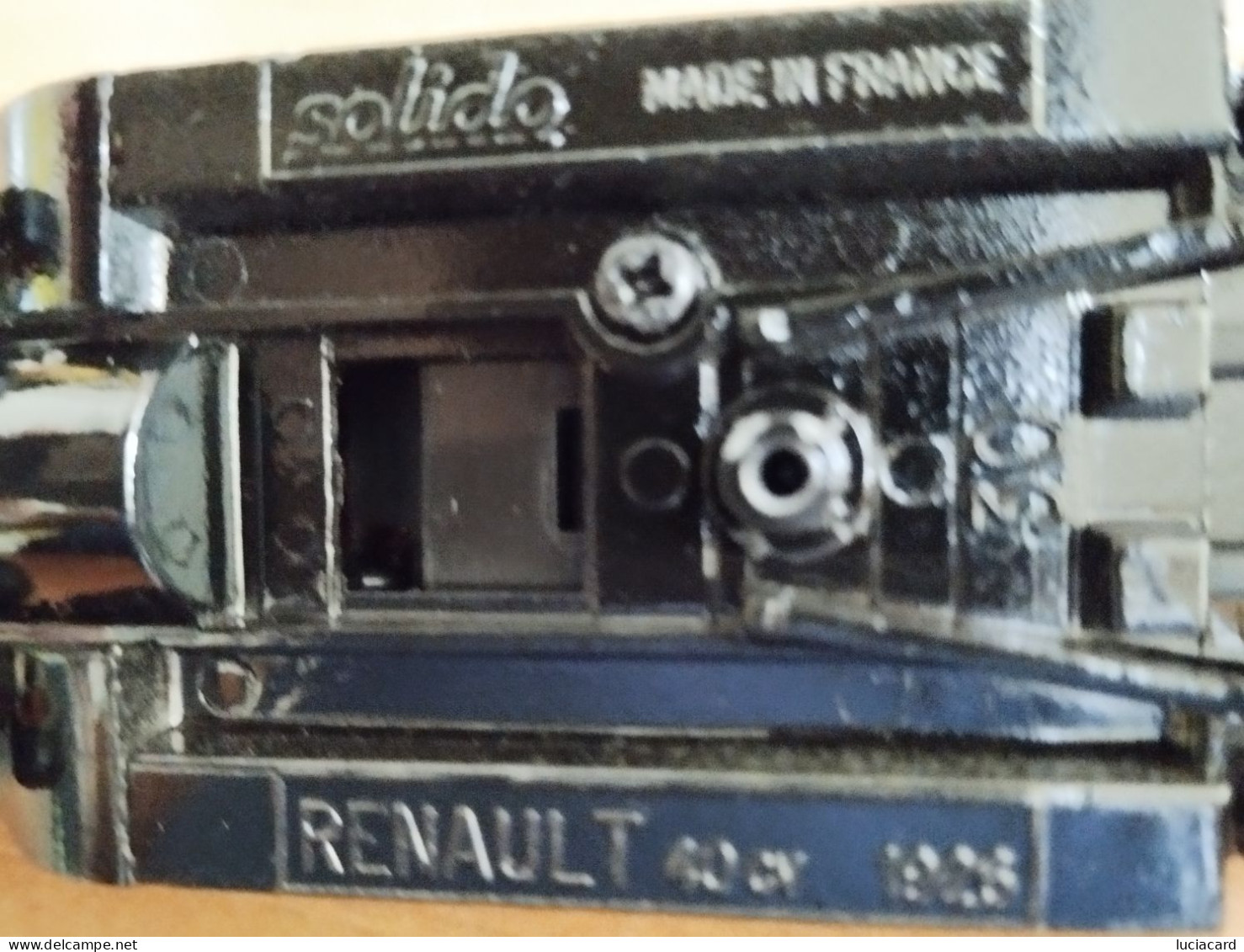 MODELLINO AUTOMOBILE IN METALLO RENAULT 40cv 1926 MARCA SOLIDO MADE IN FRANCE - Solido