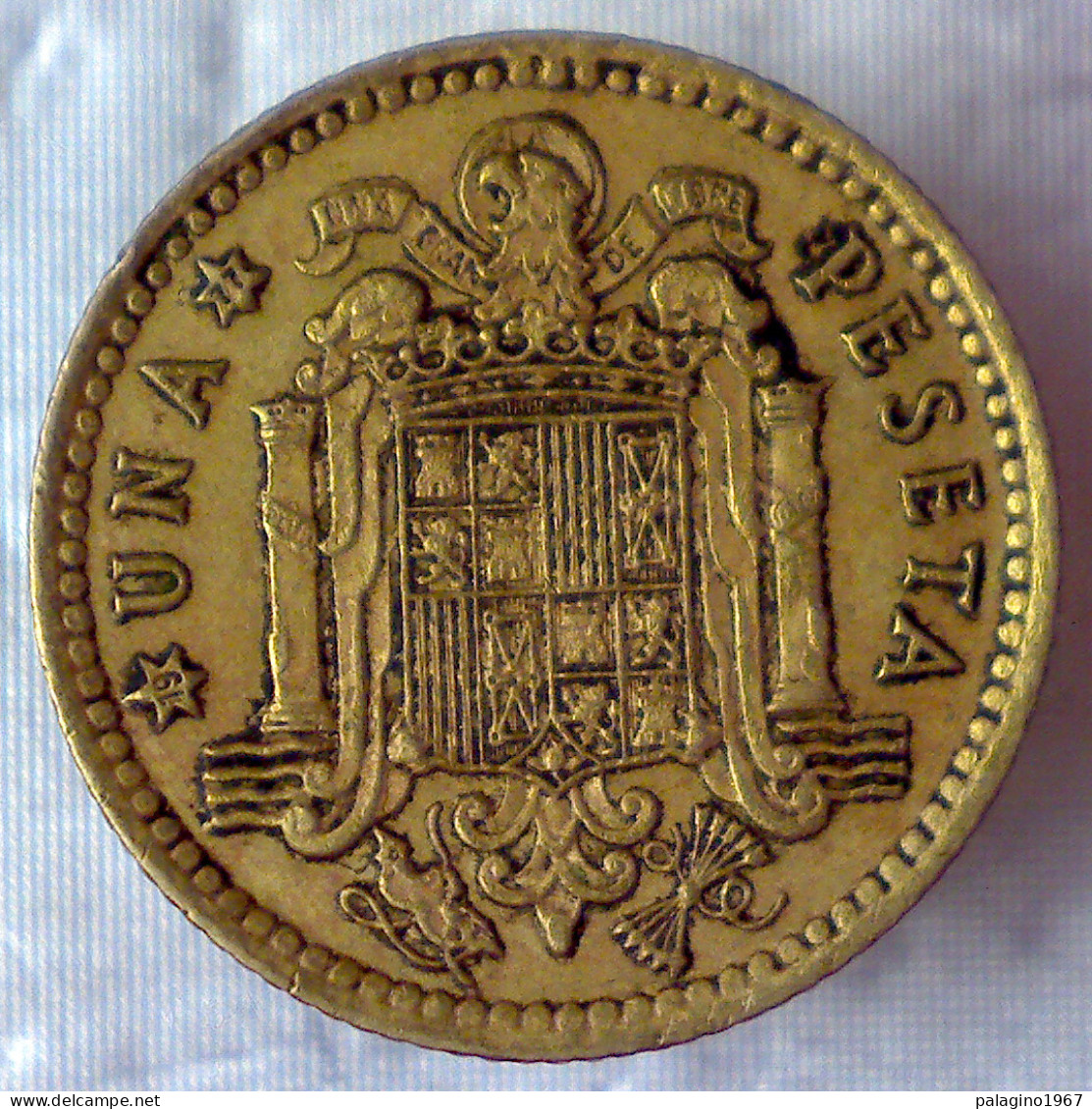 REGNO DI SPAGNA 1 Peseta 1975 77 BB  - 1 Peseta