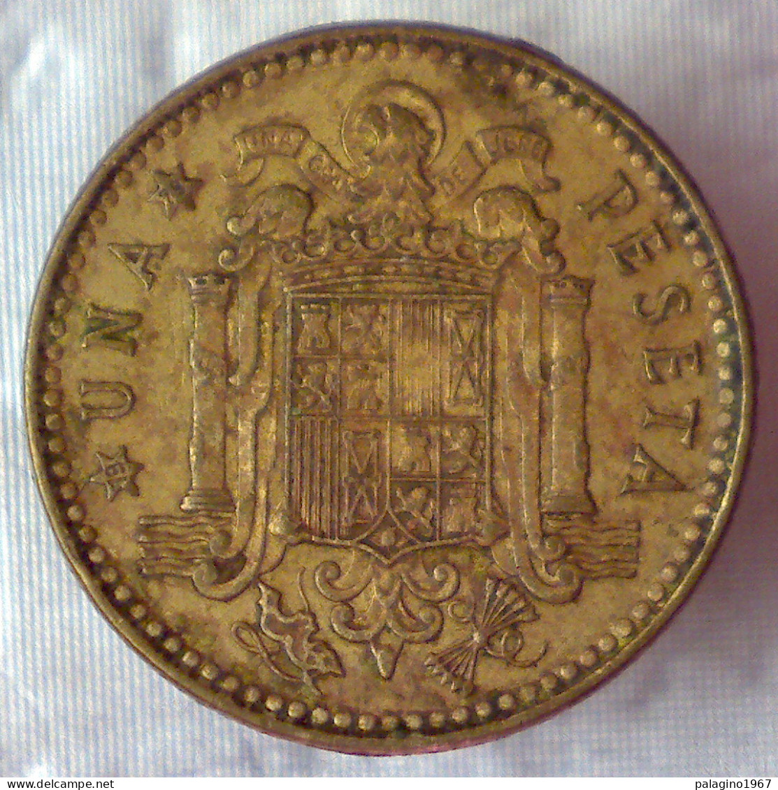 REGNO DI SPAGNA 1 Peseta 1975 79 MB QBB  - 1 Peseta