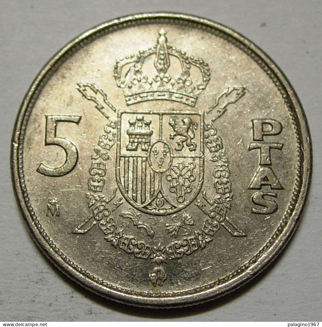 REGNO DI SPAGNA 5 Pesetas 1989 BB  - 5 Pesetas