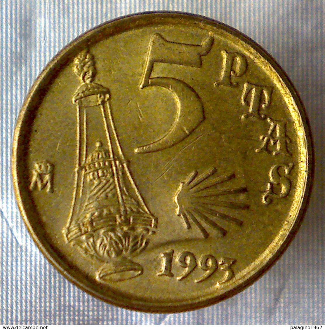 REGNO DI SPAGNA 5 Pesetas 1993 SPL  - 5 Pesetas