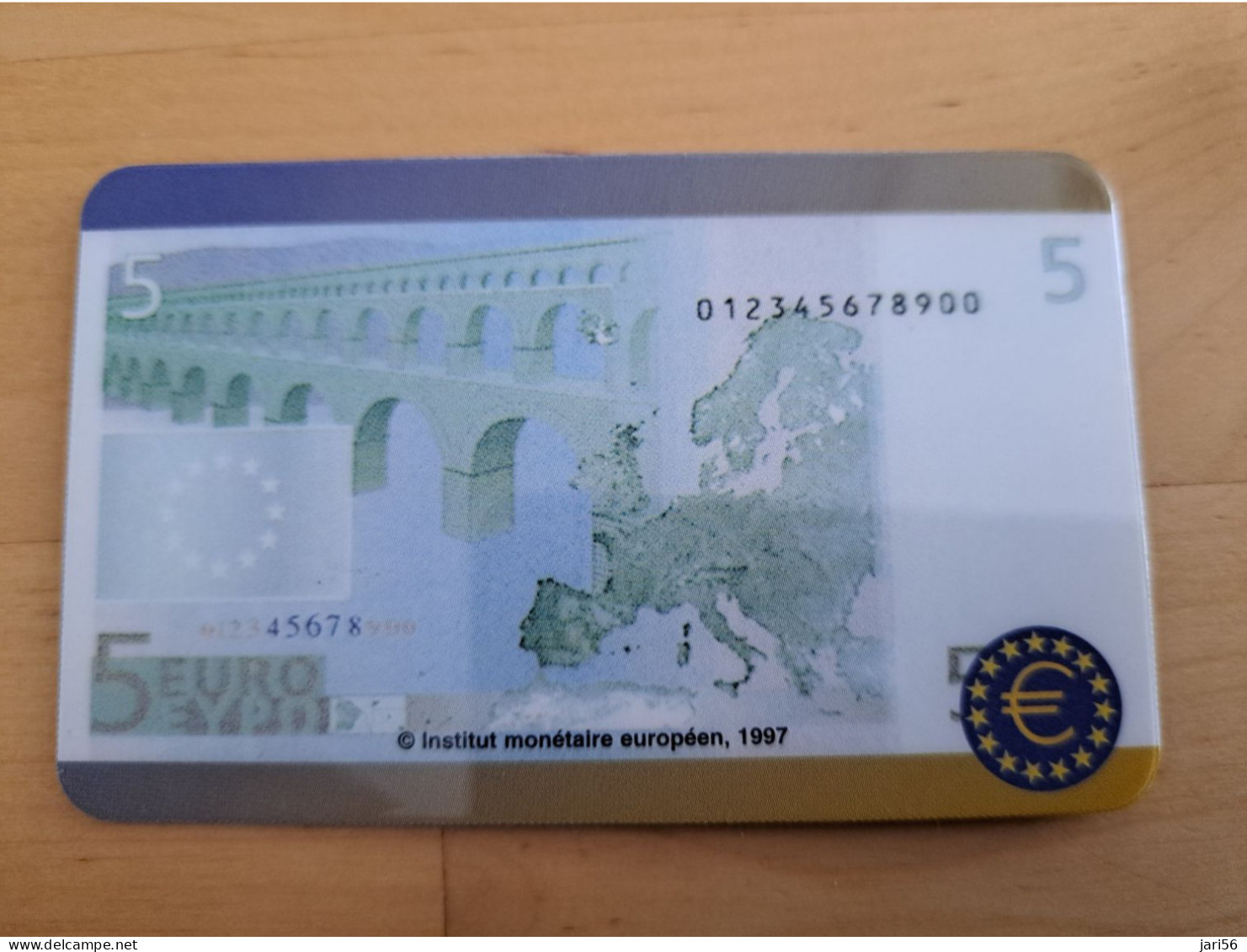 GREAT BRITAIN   20 UNITS   / EURO COINS/ BILJET 5 EURO  / BACK   (date 09/98)  PREPAID CARD / MINT      **15049** - Collections