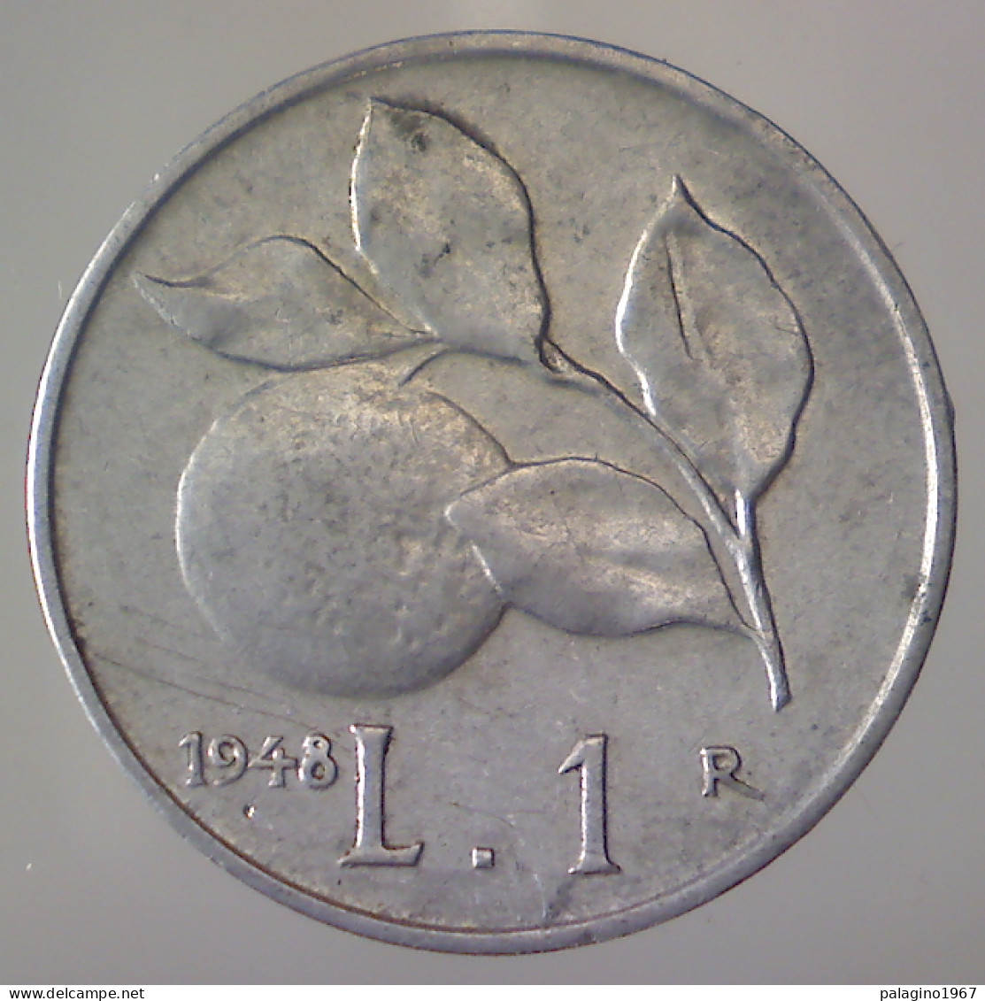 REPUBBLICA ITALIANA 1 Lira Arancia 1948 BB  - 1 Lire