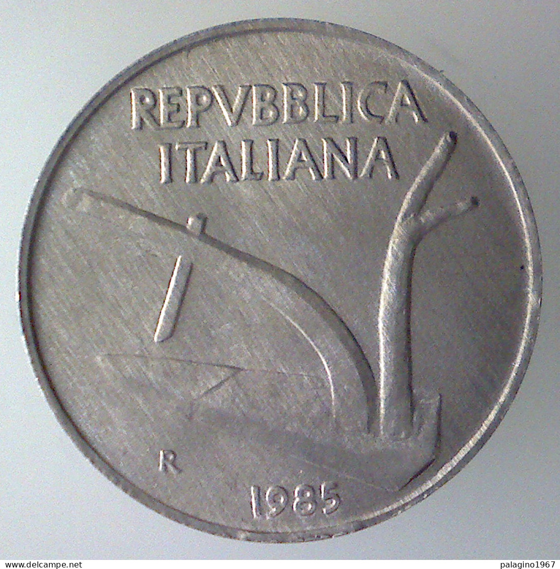 REPUBBLICA ITALIANA 10 Lire Spighe 1985 FDC  - 10 Liras