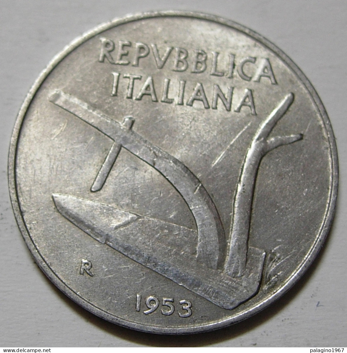 REPUBBLICA ITALIANA 10 Lire Spighe 1953 SPL  - 10 Liras