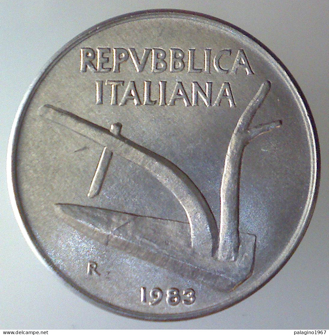 REPUBBLICA ITALIANA 10 Lire Spighe 1983 FDC  - 10 Liras