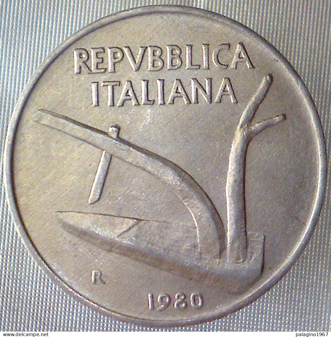 REPUBBLICA ITALIANA 10 Lire Spighe 1980 FDC  - 10 Liras