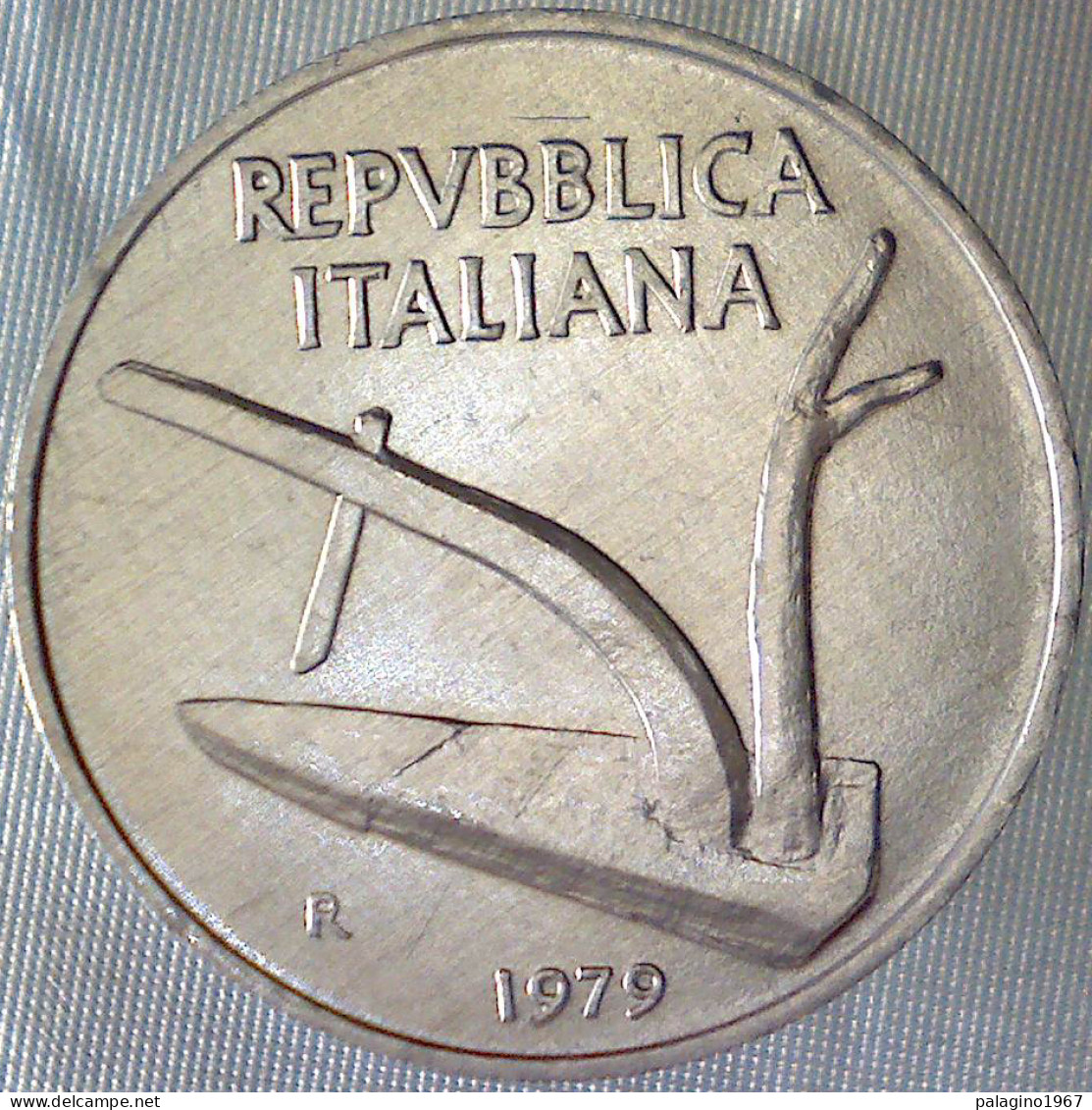 REPUBBLICA ITALIANA 10 Lire Spighe 1979 FDC  - 10 Lire