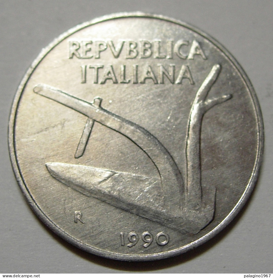 REPUBBLICA ITALIANA 10 Lire Spighe 1990 FDC  - 10 Liras