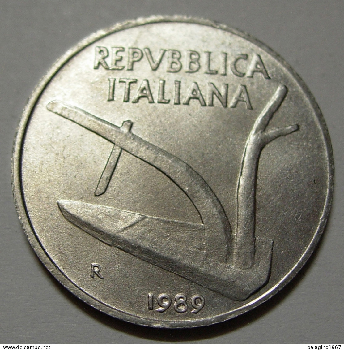 REPUBBLICA ITALIANA 10 Lire Spighe 1989 FDC  - 10 Liras