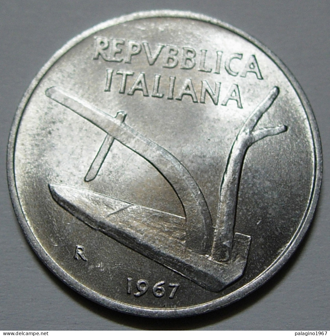 REPUBBLICA ITALIANA 10 Lire Spighe 1967 FDC  - 10 Lire