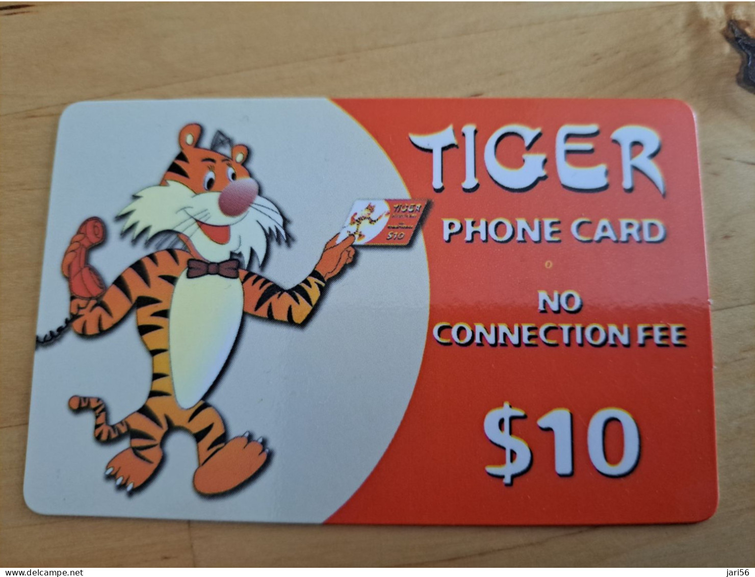 CANADA PREPAID / TIGER PHONECARD/ ONTARIO/  $10,-/  TIGER/TIGRE   / VERY  FINE USED  **15050** - Kanada