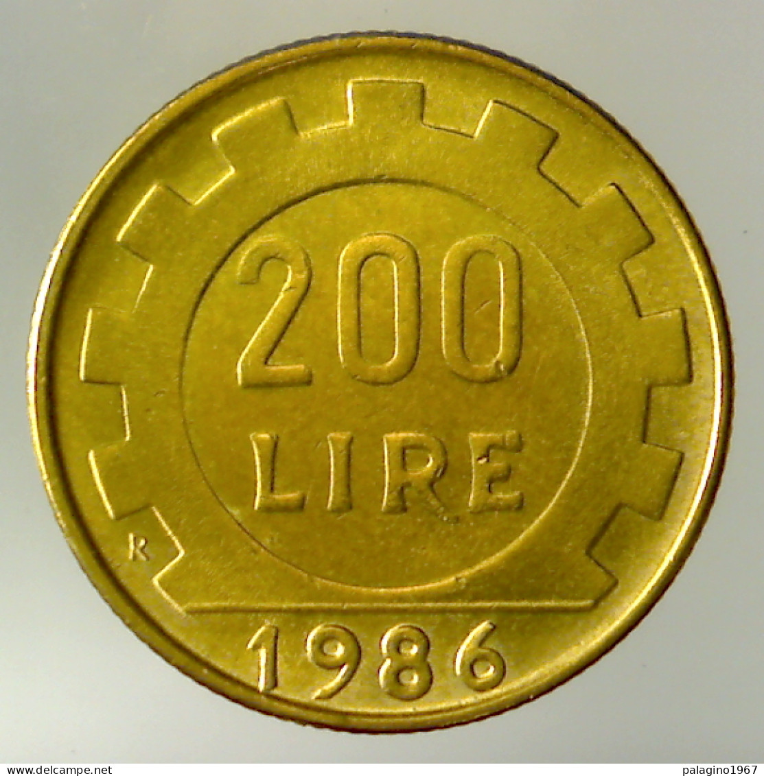 REPUBBLICA ITALIANA 200 Lire Lavoro 1986 QFDC  - 200 Lire